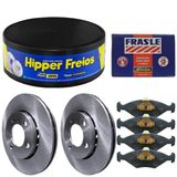 Kit Pastilha Disco Freio Fiesta 1.4 16v 97 A 99 Dianteiro