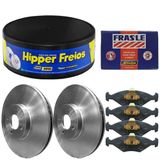 Kit Pastilha Disco Stilo 1.8 2007 A 2010 Dianteiro Ventilado