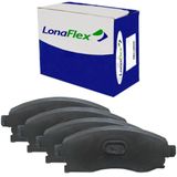 Kit Pastilha Freio Peugeot 207 2009 A 2013 Diant Girling