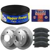 Kit Pastilha Disco Freio Honda Civic 1.8 2007 A 2012 Traseir