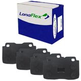 Kit Pastilha Freio Ford F4000 85 A 98 Dianteira Lonaflex