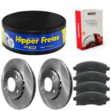 Kit Pastilha Disco Freio March 2012 A 2018 Diant Ventilado