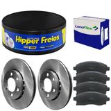 Kit Pastilha Disco Pajero Sport 2006 A 2011 Diant Ventilado
