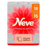 Papel Higiênico Neve Toque de Seda Leve 18 Pague 16 - 18 Rolos