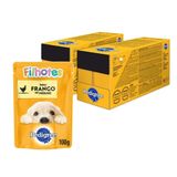 Kit Ração Úmida Pedigree Sachê Frango Ao Molho Para Cães Filhotes - 36 Unidades