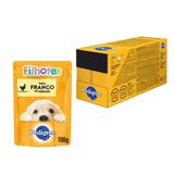 Kit Ração Úmida Pedigree Sachê Frango Ao Molho Para Cães Filhotes - 18 Unidades