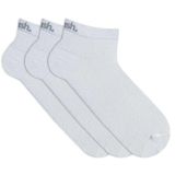 Kit 3 Pares Meia Sapatilha Mash Algodão Esportiva Branco 39-44