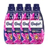 Kit 4 Amaciantes De Roupa Comfort Concentrado Glamour Intense Perfumes Deluxe 1l