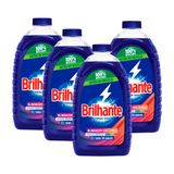 Kit 4 Sabão Líquido Brilhante Limpeza Total 3l Cada