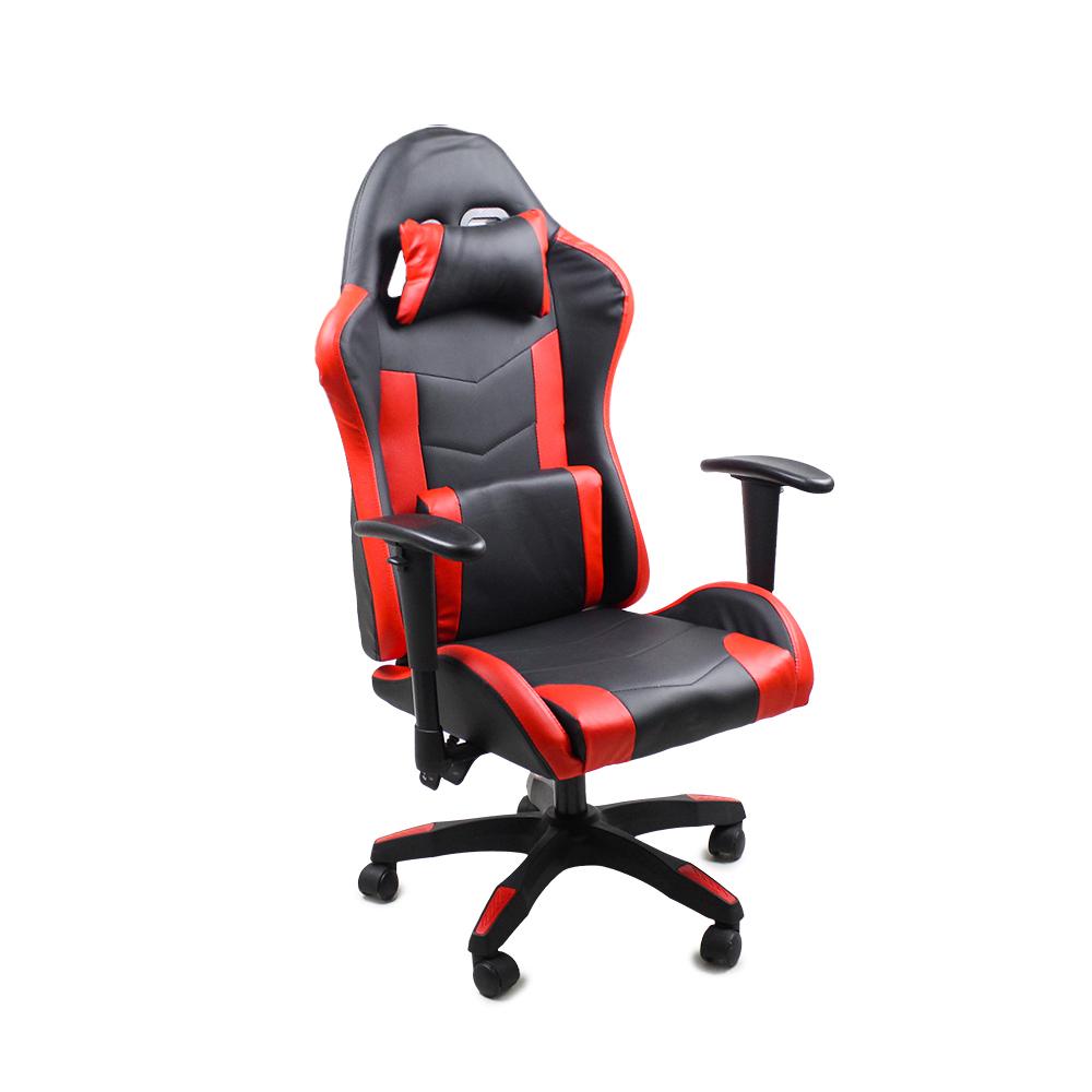 Cadeira Gamer Fun Ergonomica Reclinável Giratória Cores Cor:vermelho