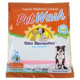 Tapete Higiênico Pet Wash São Benedito Pet Lavável Rosa - Tam. G