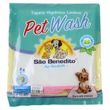 Tapete Higiênico Pet Wash São Benedito Pet Lavável Rosa - Tam. P