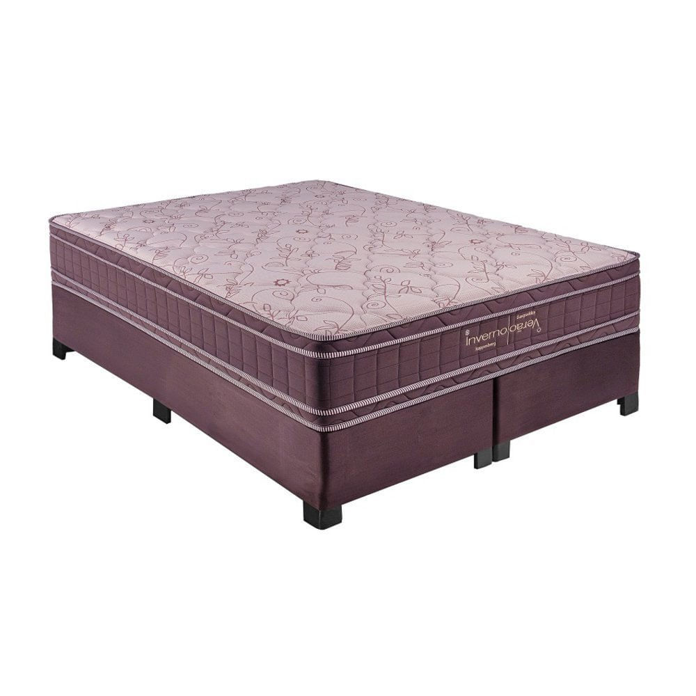 Conjunto Cama Box Queen Molas Kappesberg Inverno E Verão - 158x198