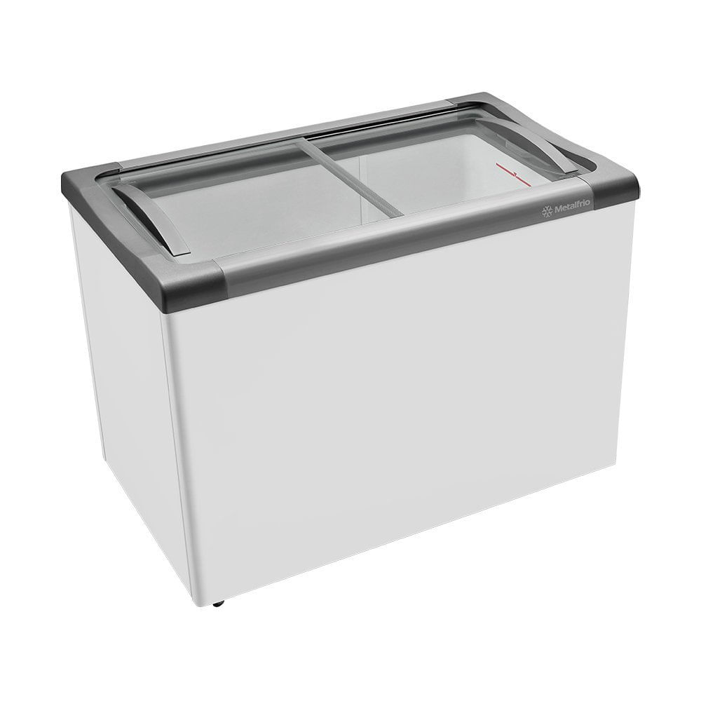 Freezer Horizontal Metalfrio 2 Portas De Vidro 284 Litros Nf30s