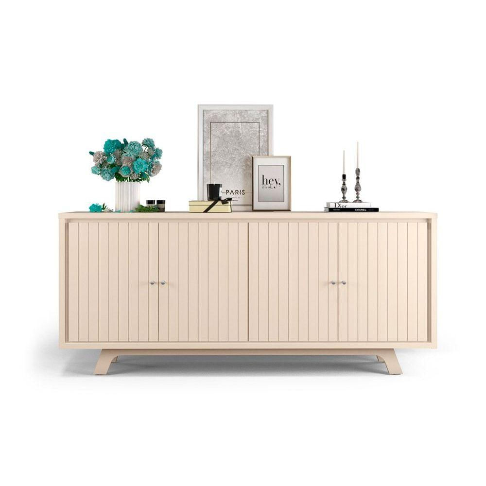 Buffet Dj Moveis Brise 4 Portas Off White