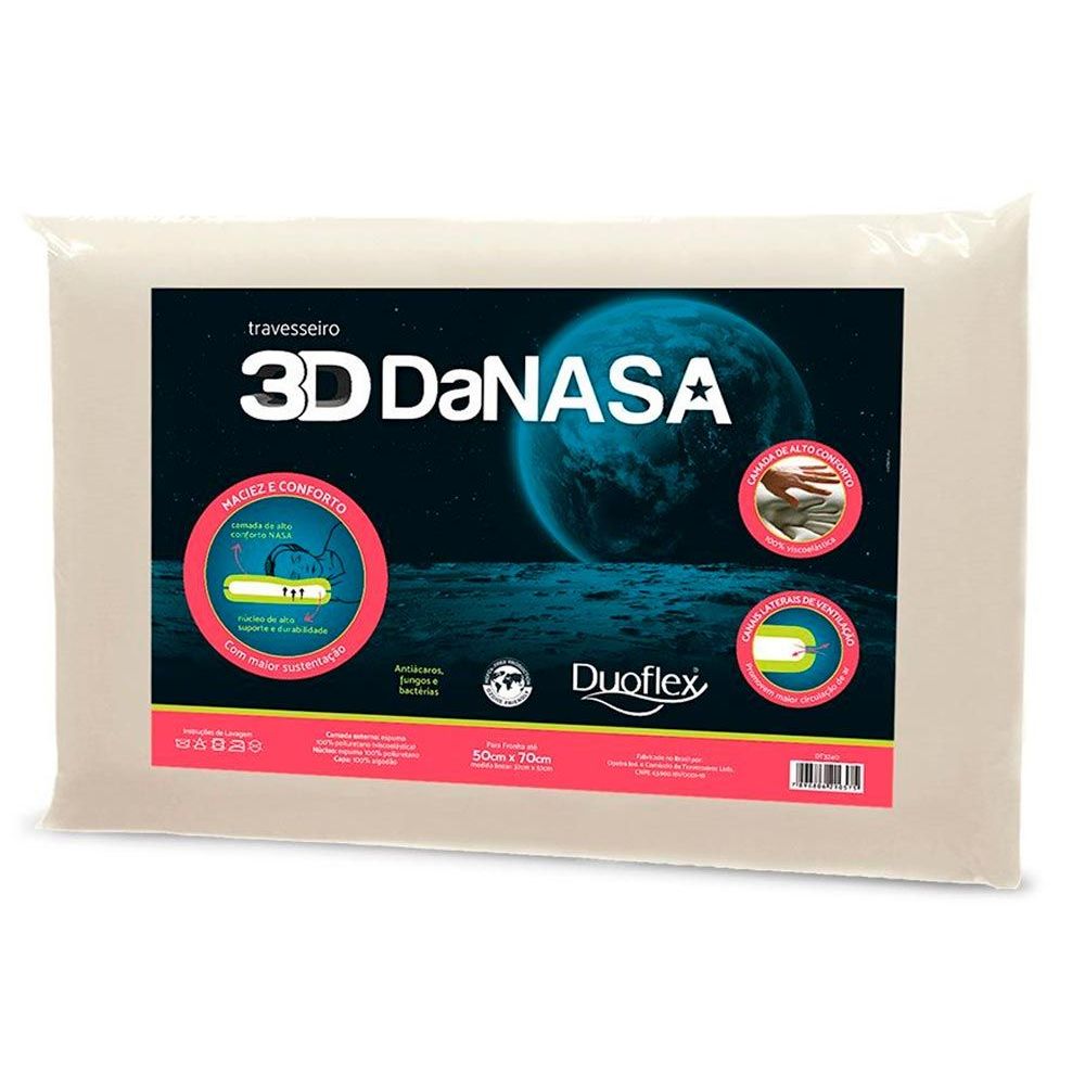 Travesseiro Duoflex 3D DaNasa DT3240 45x65 45x65