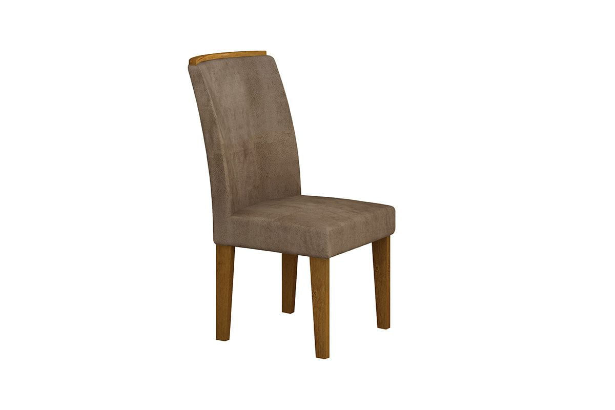 Cadeira Rufato Lunara Madeira Imbuia Cor Animalle Chocolate