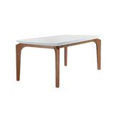 Mesa de Jantar Rufato Londrina Tp Reto 180 Imbuia