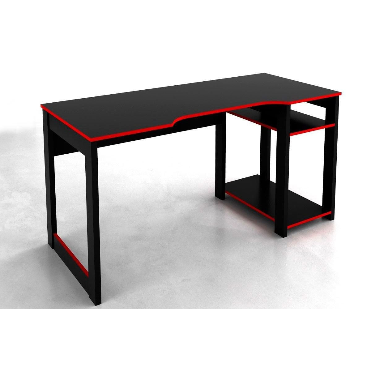 Mesa Gamer Tecno Mobili ME4152 Pto/Vermelho