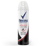 Desodorante Antitranspirante Aerosol Feminino Rexona Antibacterial+Invisible 150ml