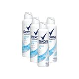 Kit 4 Desodorantes Rexona Motionsense Antitranspirante Aerossol Cotton Dry 150ml