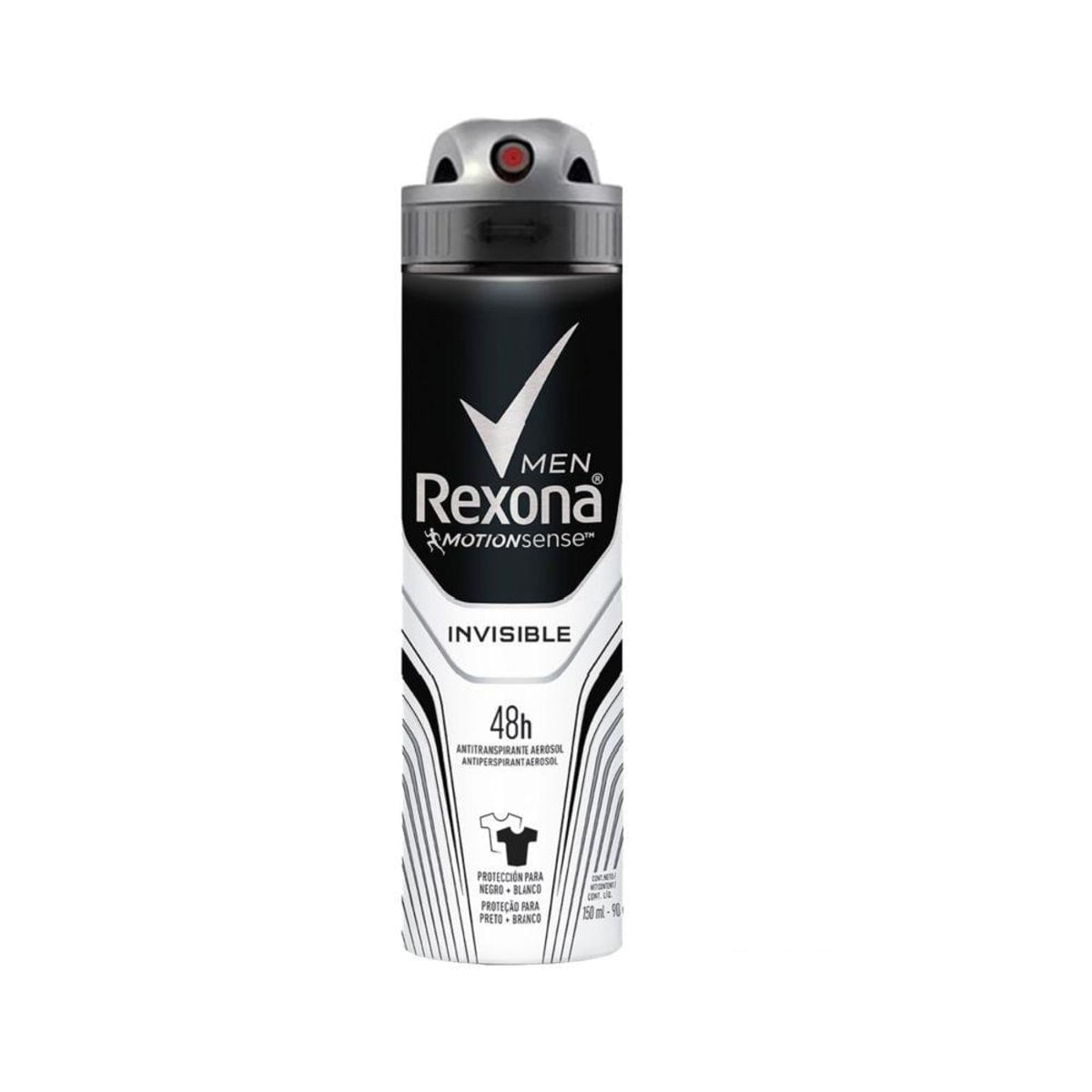 Desodorante Antitranspirante Rexona Men Invisível 72 horas 150ml