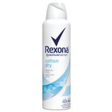 Desodorante Antitranspirante Aerosol Feminino Rexona Cotton Dry 150ml