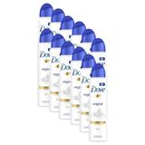 Kit 12 Desodorantes Dove Antitranspirante Aerossol Original 150ml