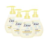 Kit 3 Sabonetes Líquido Baby Dove Hidratação Glicerinada da Cabeça aos Pés 200ml