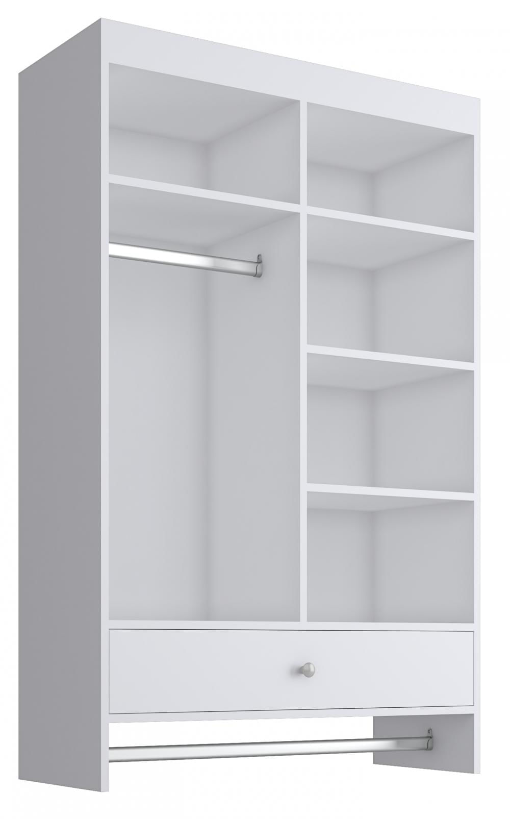 Armário com Gaveta Kids 84,5x135x35cm Branco