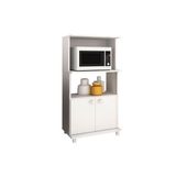 Balcao Tecno Mobili Bl 3301 Nicho Microondas Branco