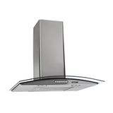 Coifa Parede Slim Fogatti Vidro Curvo Inox 60cm 220V