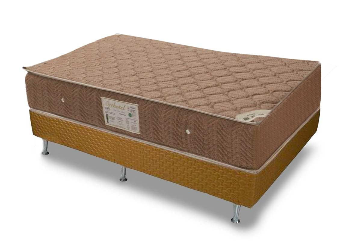 Conjunto Box-Colchão Ortobom Orthotel+Cama Solteiro 88x188