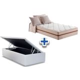 Cama Box Anjos Ensacadas Classic 22+ Base Baú Solteiro 88x188