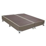 Cama Box Base Americana Couríno Bege Crema 23 King - 1,86x1,98x0,23