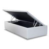 Cama Box Baú Ortobom Courino White Solteiro - 0,88x1,88x0,35