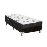 Colchão Ortobom D45 Light Ortopilow+Cama Box Solteiro 88x188