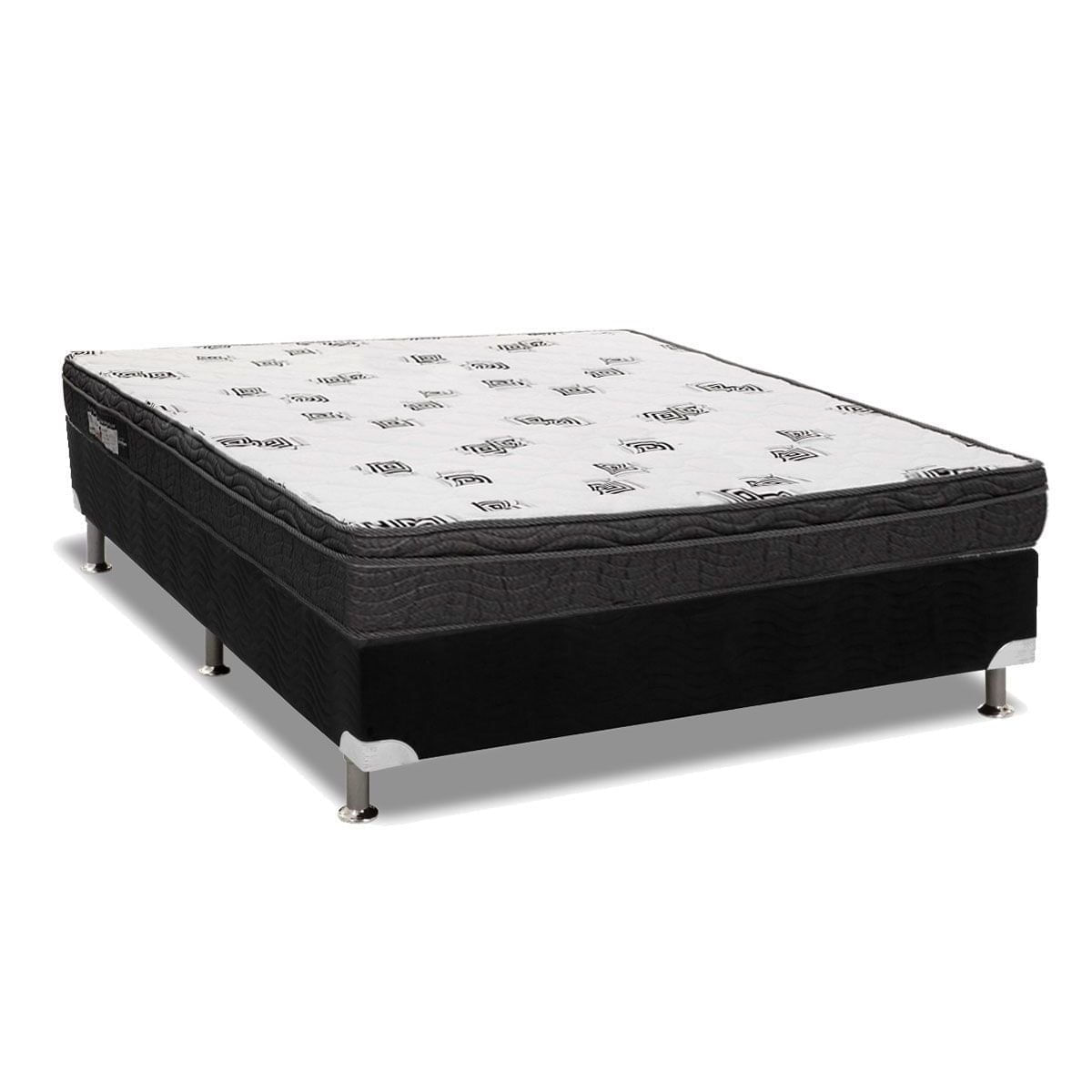 Conjunto-Colchão Ortobom D45 Light + Cama Casal 138