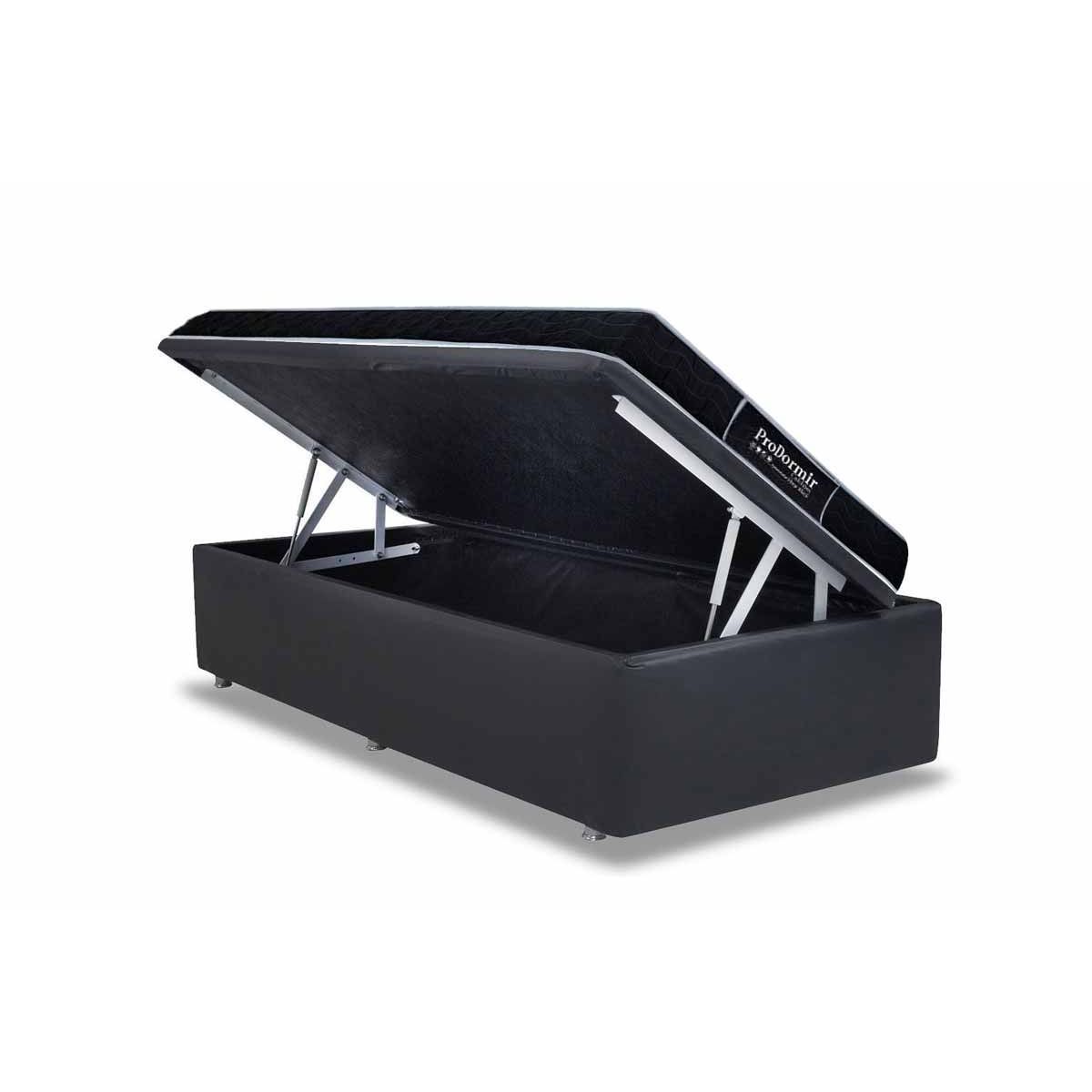 Conjunto Baú-Colchão Probel Prolastic Pró Dormir+Cama Solteiro 88