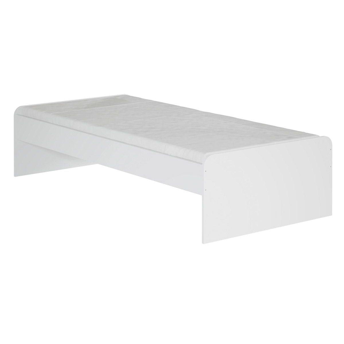 Cama Juvenil Solteiro Santos Andira Branco