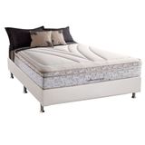 Colchão Herval Maxspring American+Cama Box Casal 138x188