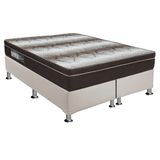 Conjunto Box-Colchão Ortobom Light+Cama Queen 158x198