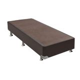Cama Ortobom Box Base Couríno Café Marrom Solteiro 88