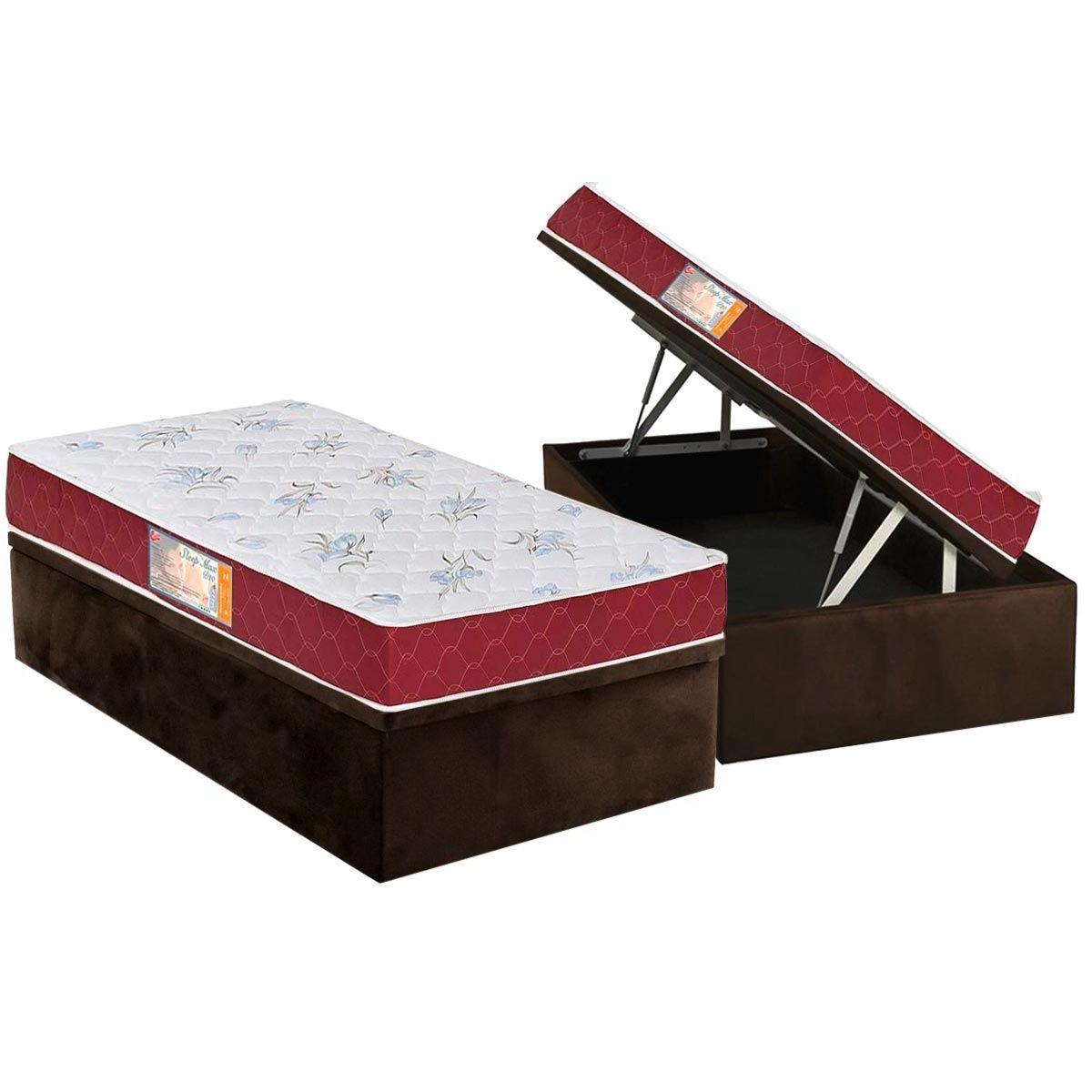 Colchao Castor Espuma D20 Sleep Max Cama Bau 88x188