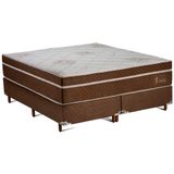 Colchão Polar Molas Ensacadas Jasmin Fort Brown King 193x203