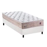 Colchão Sealy Molas Ensacadas Miami+Cama Box Solteiro 88x188