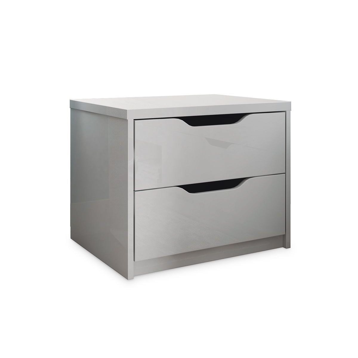 Mesa de Cabeceira Santos Andirá Conect 2 Gav Branco