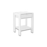 Mesa de Cabeceira Tecno Mobili AZ1016 Branco