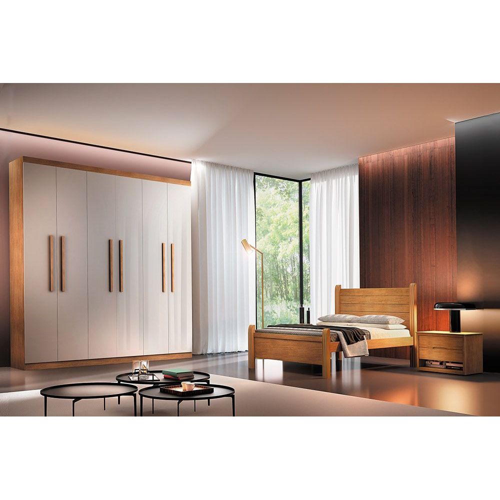 Roupeiro Rufato Espanha e c/Pés Imbuia