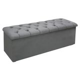 Calçadeira Queen Recamier Simbal Lotus Queen Cinza